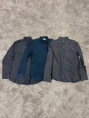 3 Shirts Size Large designers Armani- Keneth Cole- Iceberg